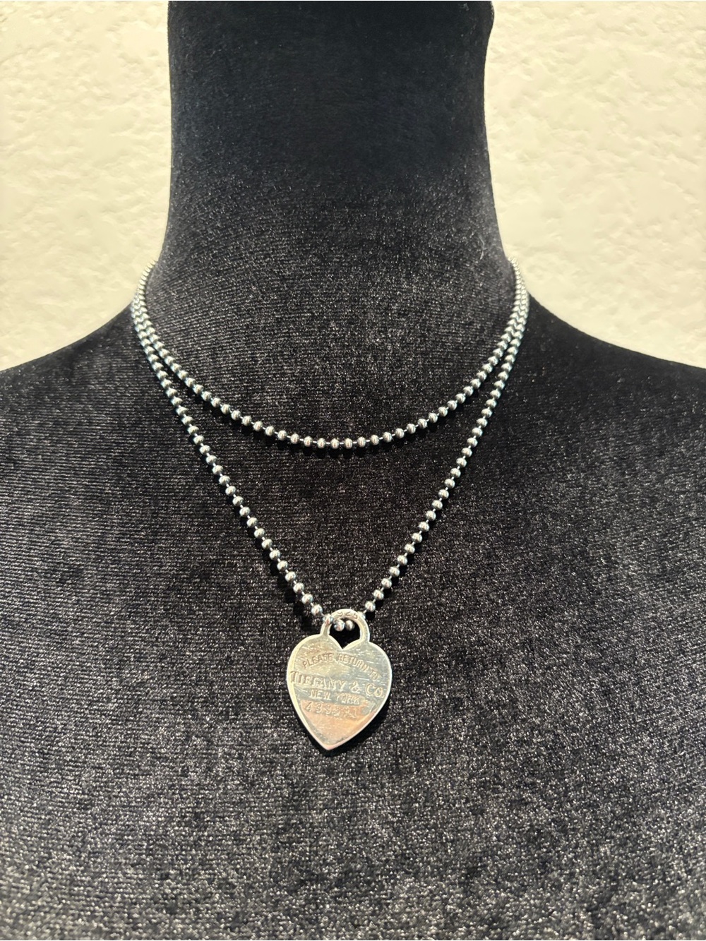 Tiffany & Co. Silver Heart Tag Pendant Necklace - 925 Silver
